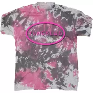 Image of Yungblud - Scratch Logo Oval Unisex XX-Large T-Shirt - Grey
