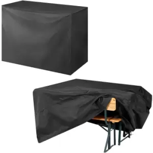 Image of Cover Beer Table & Bench Set with Backrest Anthracite Oxford